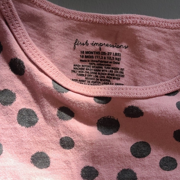 Polka Dot Ruffle Shirt - Picture 2 of 3